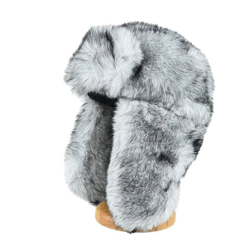 Faux Fur Winter Trapper Hat With Warm Ear Protection