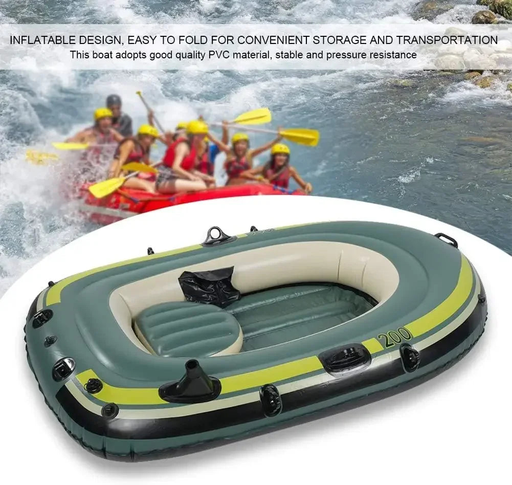 Heavy Duty Inflatable Boat For Adult Fishing And Recreation