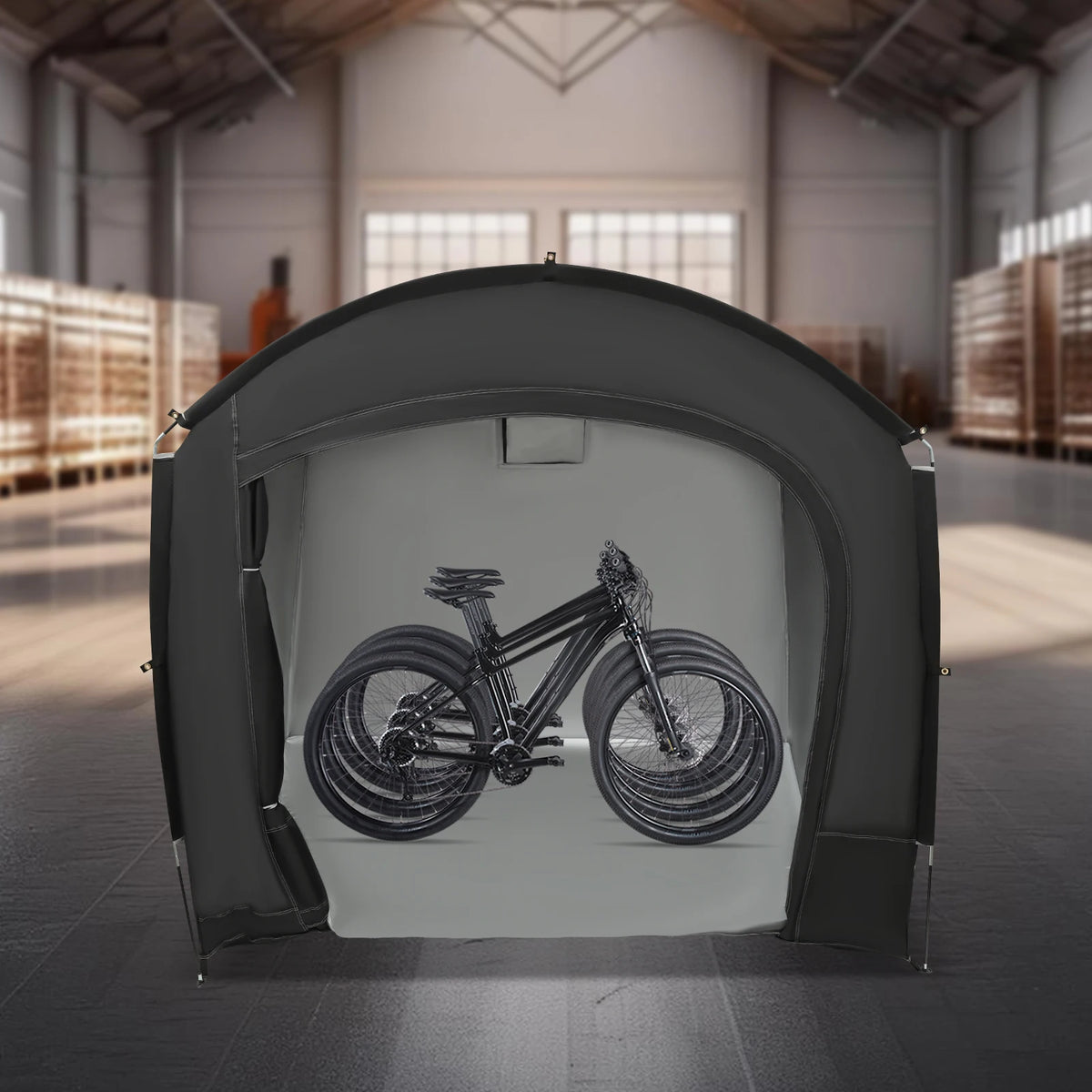 Portable Outdoor Bike Storage Tent With Carry Bag For Camping