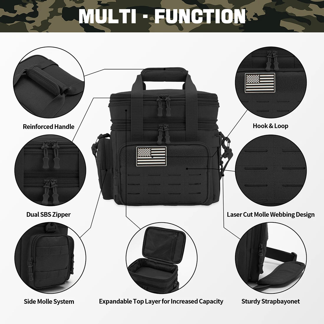 ReFire Gear Tactical Insulated Lunch Box And Cooler Bag