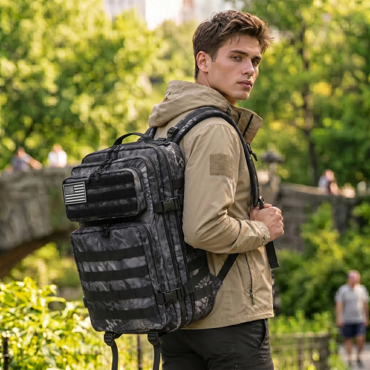ReFire Gear Tactical Travel Backpack With Molle Storage Design