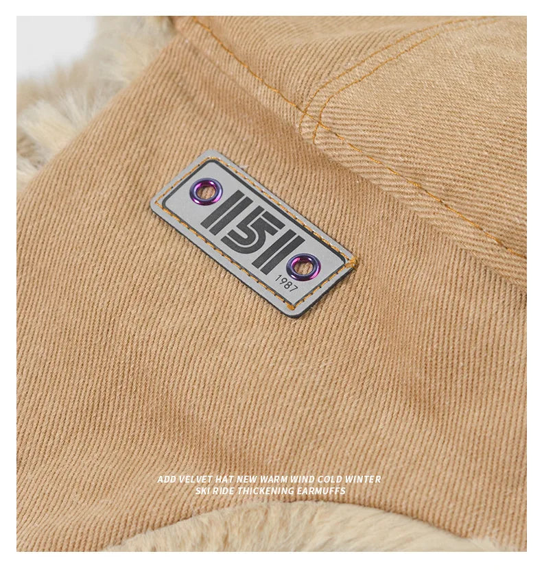 Unisex Russian Ushanka Fur Hat With Warm Earflap Protection