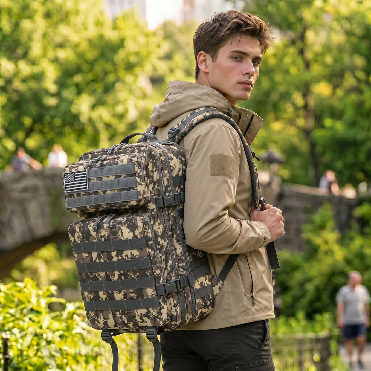 ReFire Gear Tactical Travel Backpack With Molle Storage Design
