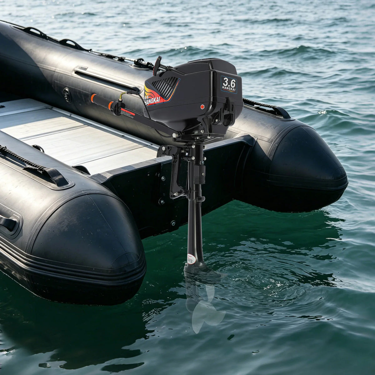 Bymaocar 3.6hp Short Shaft Outboard Motor With Dual Cooling