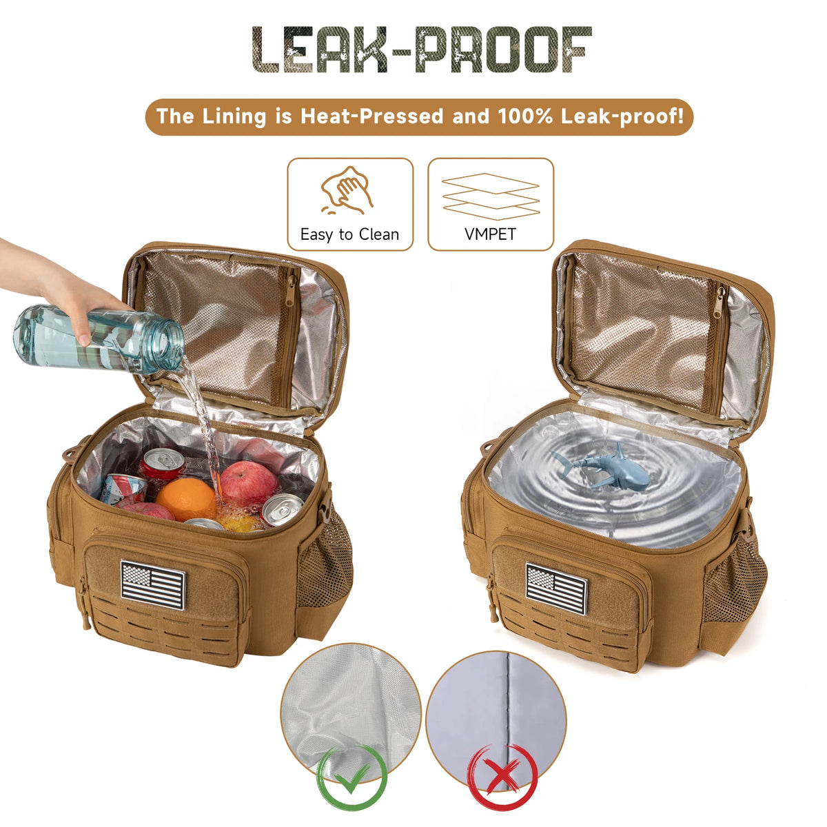 ReFire Gear Tactical Thermal Cooler Lunch Bag For Outdoor Use