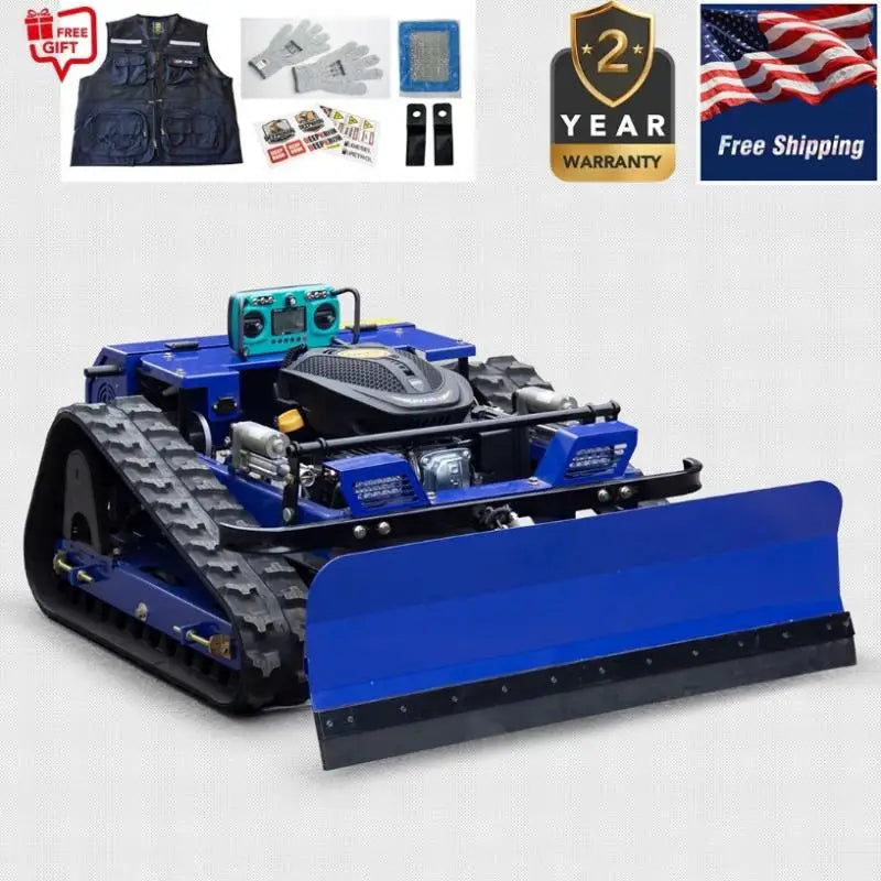 R55 Remote Control Tracked Lawn Mower For Slopes And Hills