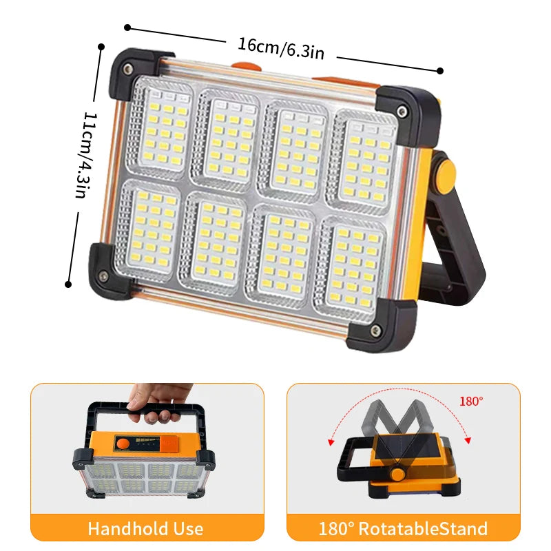 Morglad Rechargeable LED Work Light For Camping And Outdoor Use