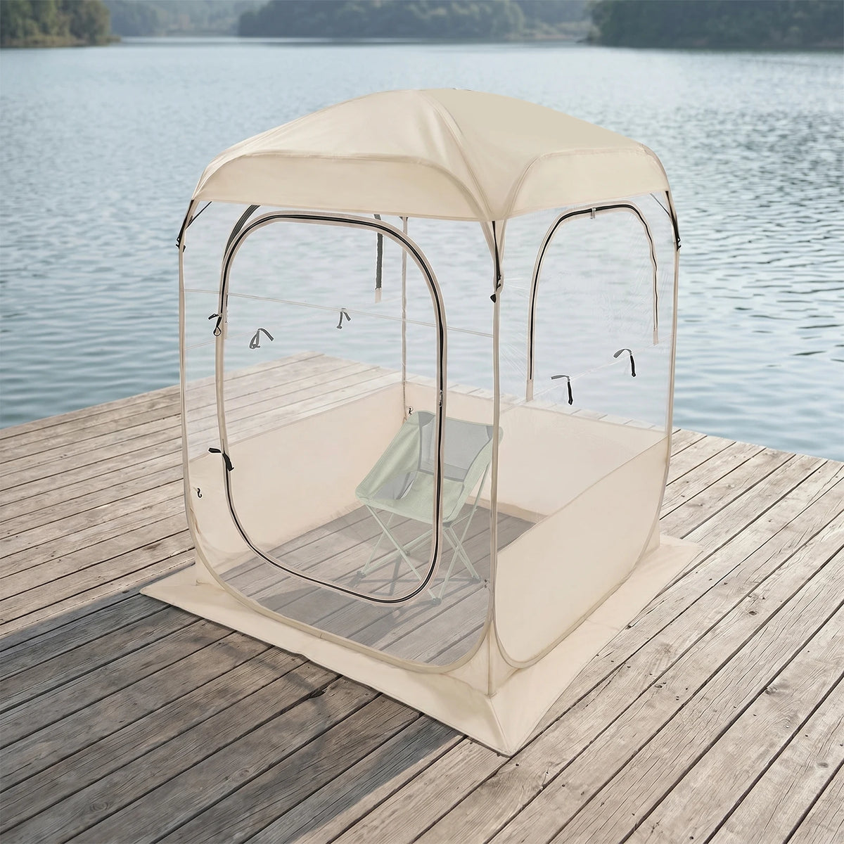 Bymaocar Automatic Transparent Outdoor Viewing Tent