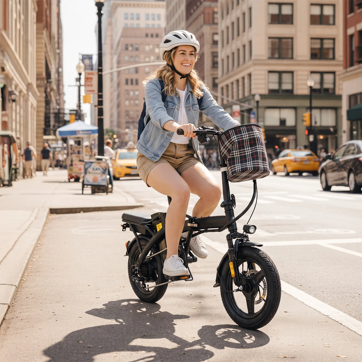 Hezzo T5 Folding Electric Bike 48V 750W Peak Adult Commuter