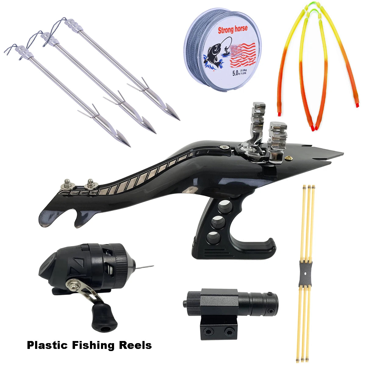 Outdoor Slingshot Fishing Kit With Precision Catapult