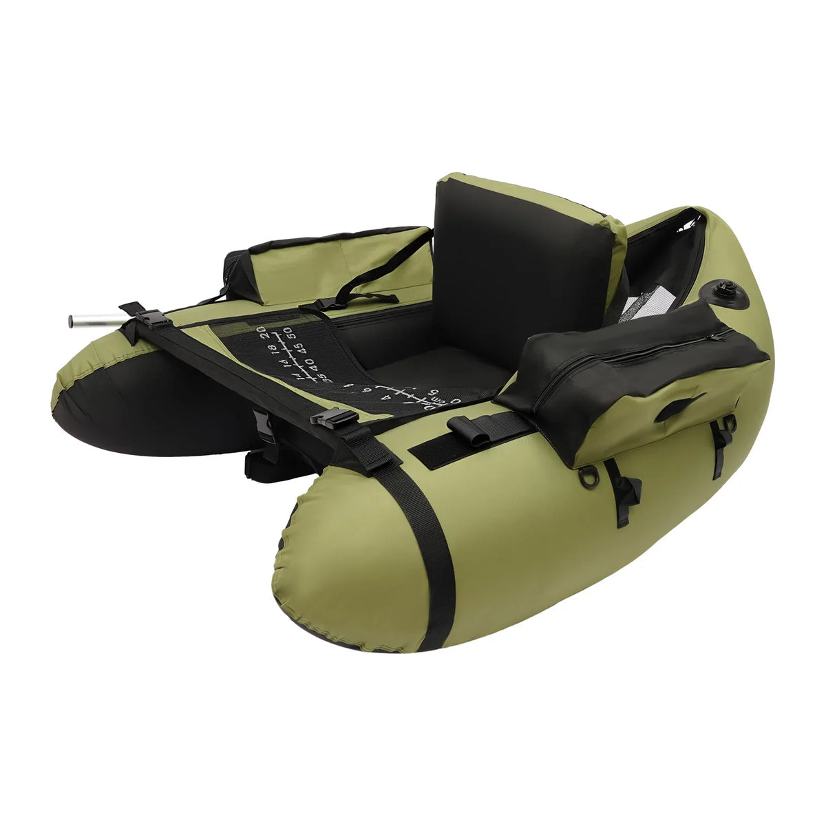 Portable Inflatable Fishing Boat With Waterproof Construction And Hand Pump
