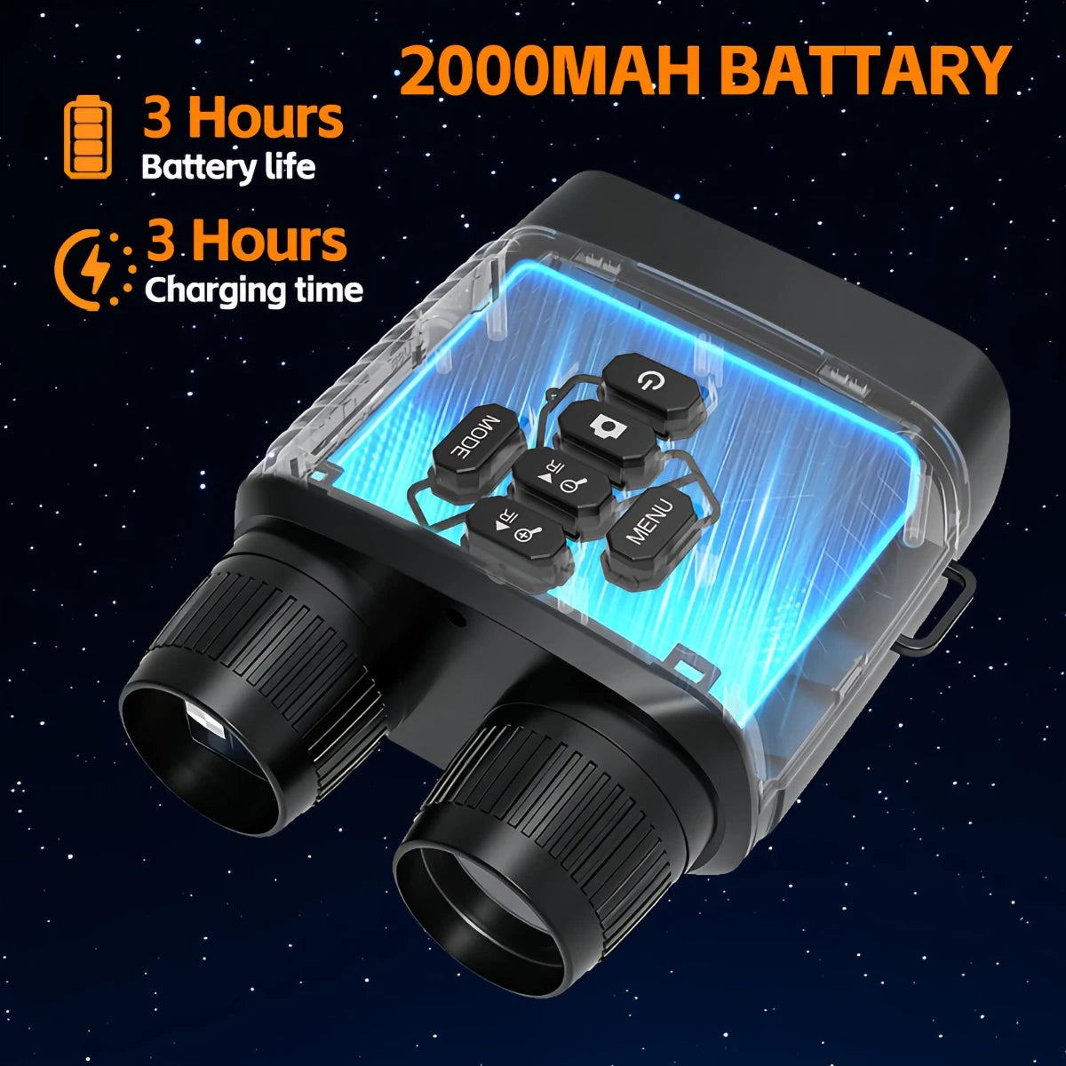 Digital Night Vision Monocular Camera With Infrared For Hunting