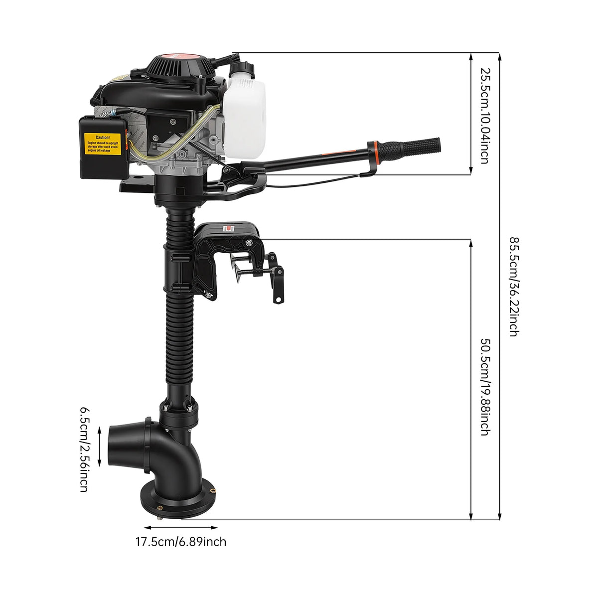 Bymaocar 4HP Four Stroke Gasoline Outboard Motor For Marine Use