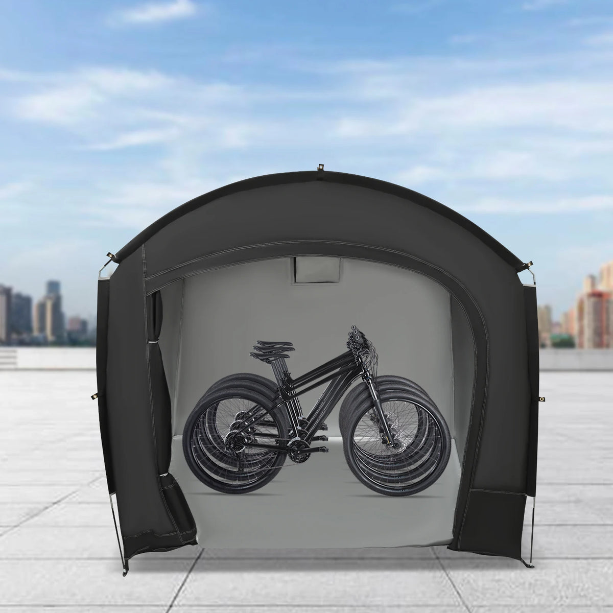Portable Waterproof Bike Storage Shed For Multiple Bicycles