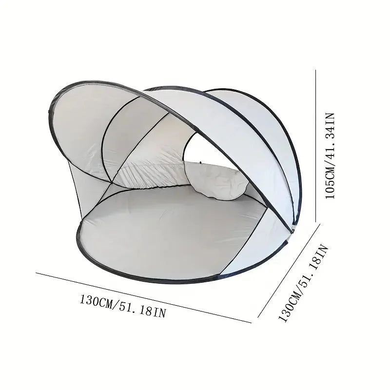 Portable Pop Up Beach Tent With UV Resistant Sun Shade Canopy