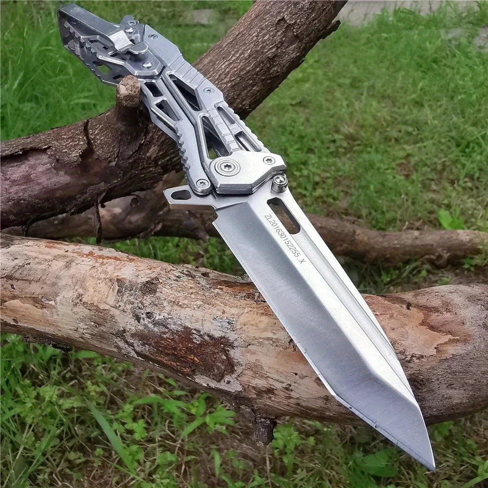 Doom Blade Folding Knife Stainless Steel Blade For Outdoor Use