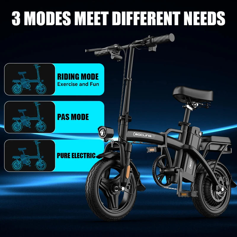 Premium Foldable Commuter Electric Bike Featuring Rapid Charge Lithium Battery