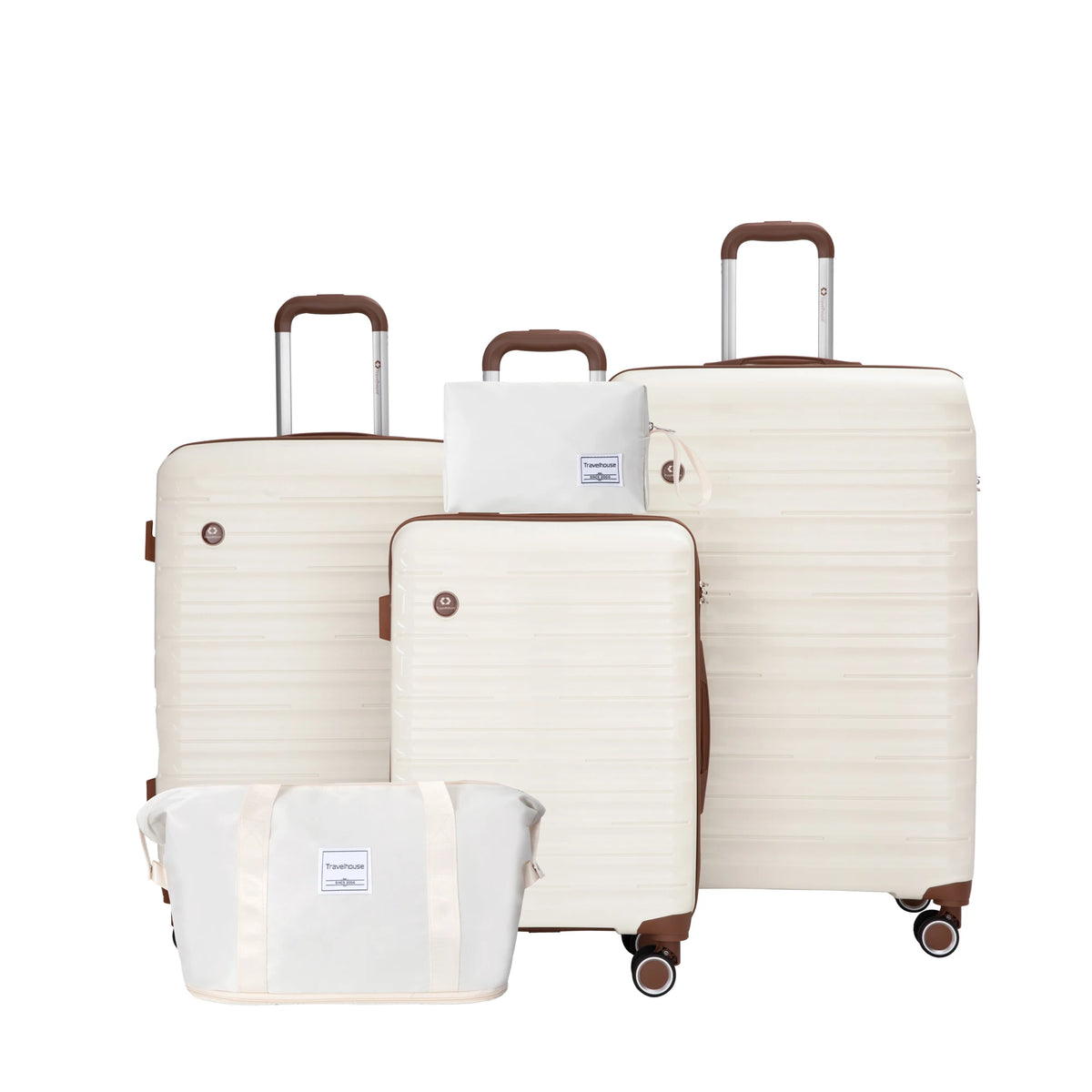 Travelhouse Luggage Set With Spinner Wheels And TSA Lock
