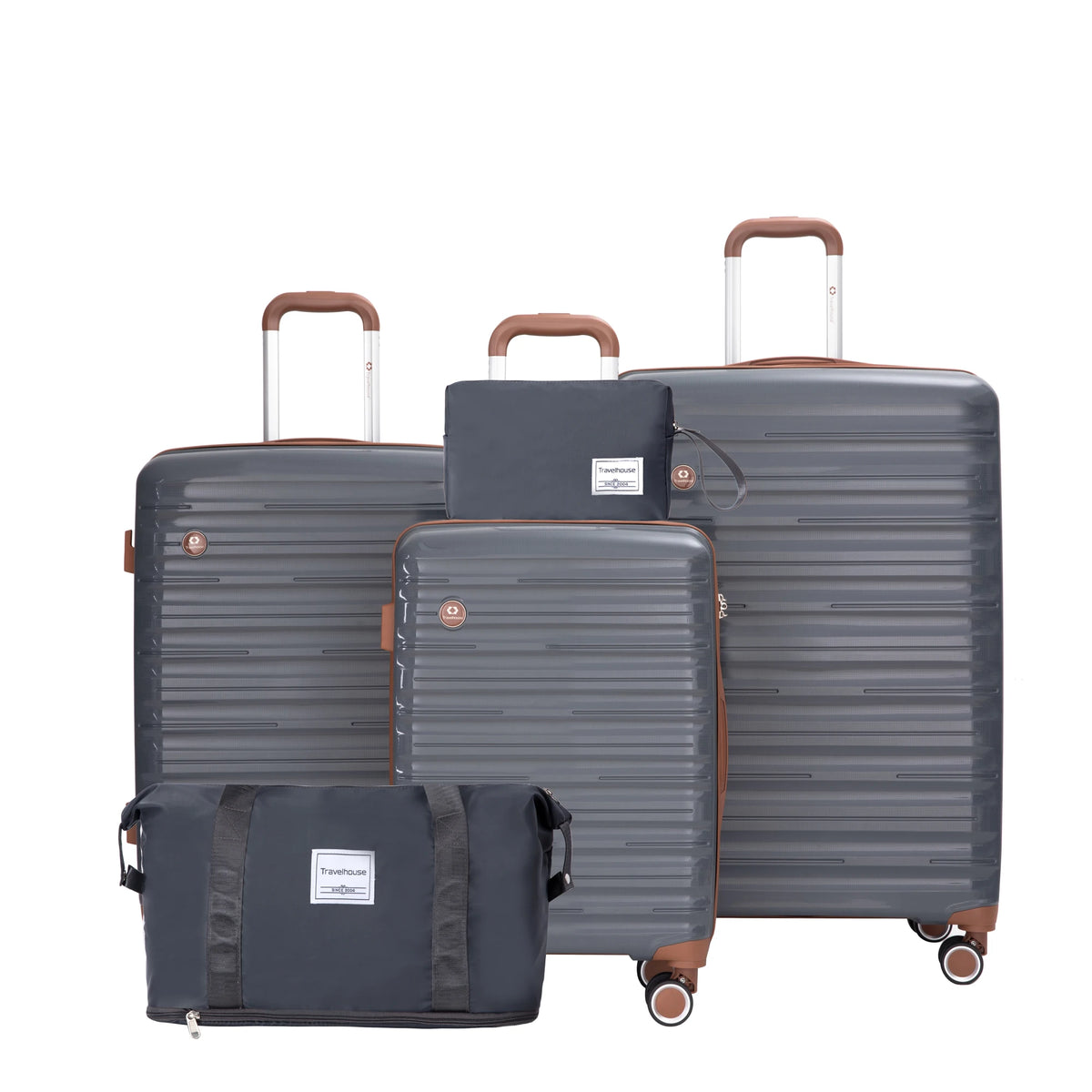 Travelhouse Luggage Set With Spinner Wheels And TSA Lock