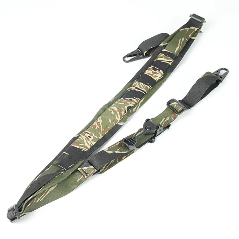 Tactical Two Point Adjustable Rifle Sling With Quick Release Mount
