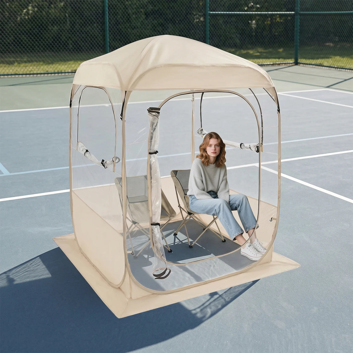 Bymaocar Automatic Transparent Outdoor Viewing Tent
