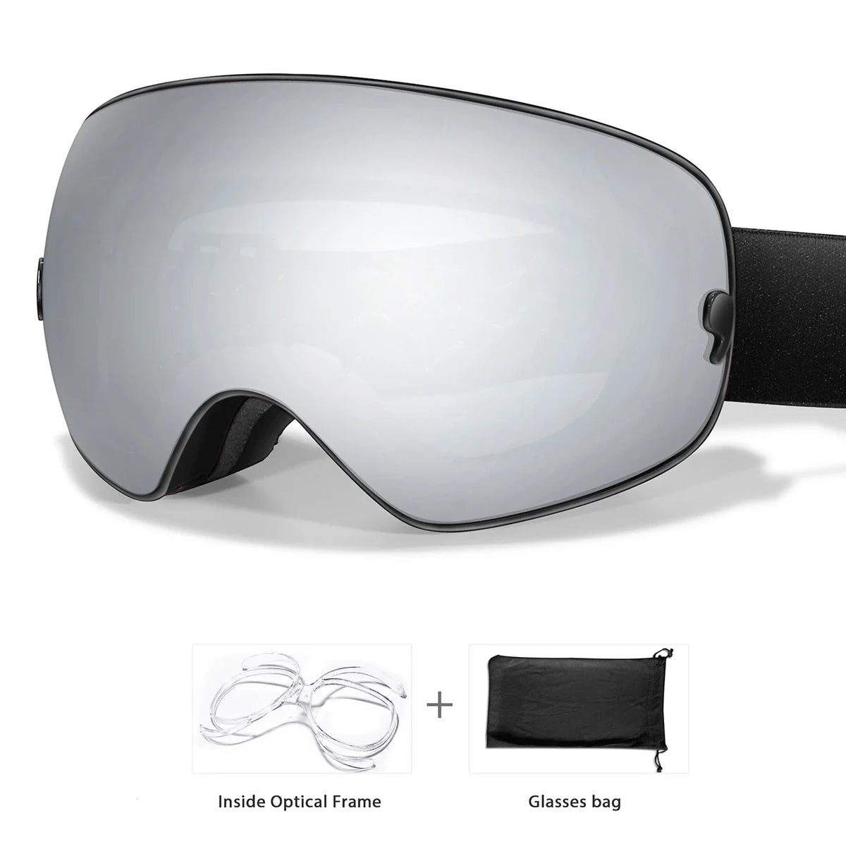 Winter Outdoor Ski Goggles With UV400 Anti Fog Snowboard Eyewear