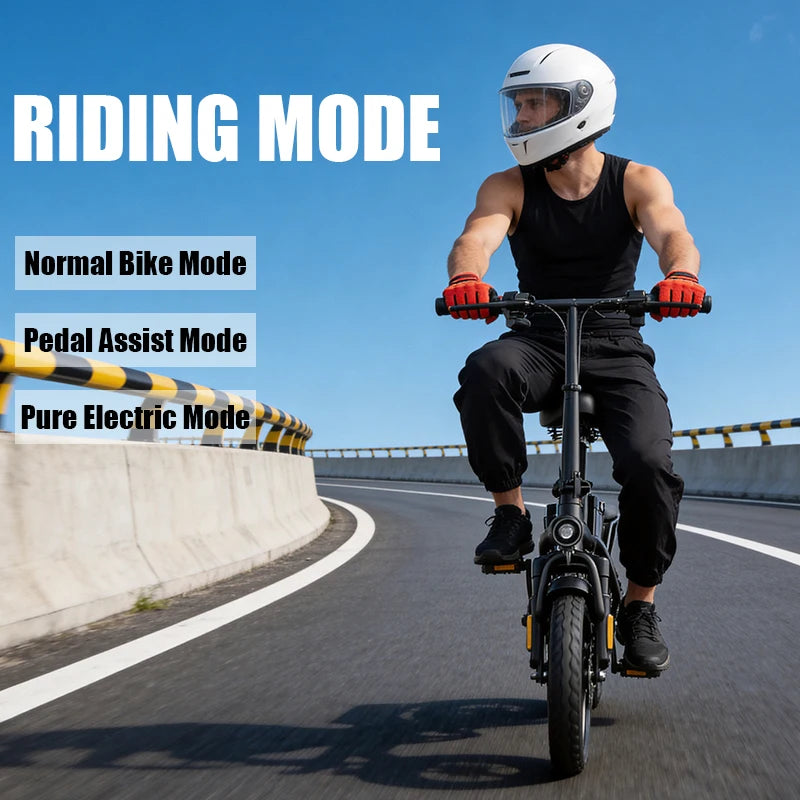 Reliable Foldable Electric Commuter Bike With Advanced Shock Absorption